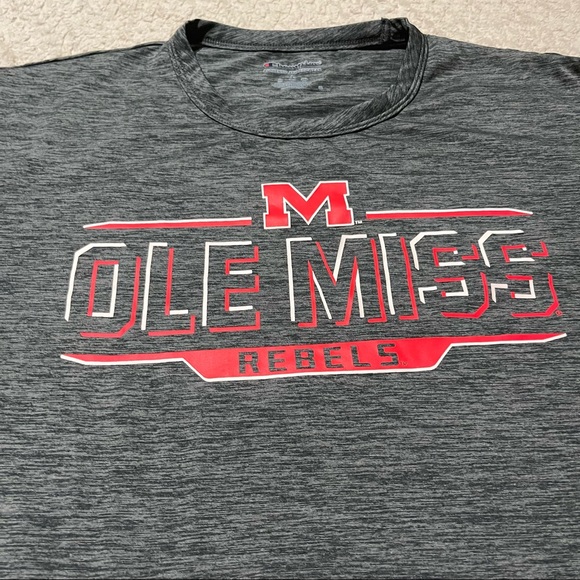 OLE MISS REBELS CHAMPION SHORT SLEEVE - Picture 2 of 5